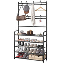 Mueble Perchero con Zapatera de Metal