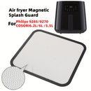 Guarda de salpicaduras para freidor de aire metálico para modelos 9285/9270, COSORI 6,2L/6L/5,5L - Red de absorción magnética, prevención de salpicaduras de aceite, diseño duradero y fácil de limpiar, accesorios para freidor de aire, parte de electrodomé