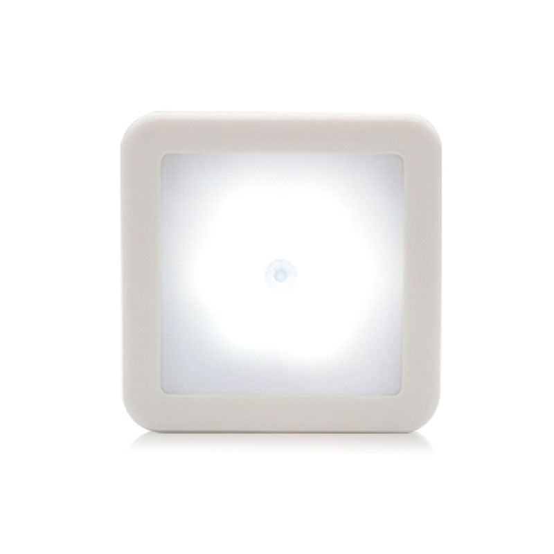 Lámpara nocturna moderna a cuadros AliXLED con sensor de movimiento, luz cálida/blanca, acabado pulido independiente, temática espacial para decoración de dormitorio y pasillo, control remoto, no requiere baterías, luces LED para sala de estar