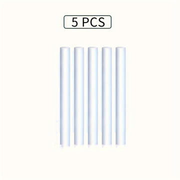 Núcleos de Repuesto para Humidificador Xpxhaous - 3/5/12/20 piezas, Diseño de Hisopo Ajustable al Tamaño Perfecto, Forma Cilíndrica Blanca con Textura Acanalada, Ideal para Humidificadores y Purificadores de Aire