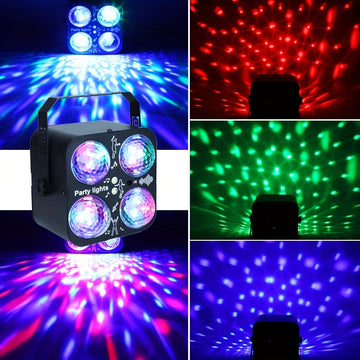 1pc barra de luces KTV disco LED para club nocturno, control por voz y mando a distancia, luz ambiental para bodas, karaoke, fiestas familiares, aplicable para Día del Trabajo, Halloween, Black Friday y Cyber Monday