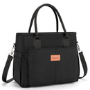 Bandolera de almuerzo para mujer, nevera portátil con bolsillos laterales y correas desmontables, bolso térmico grande para trabajo o picnic, sin contacto con alimentos