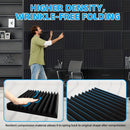 Paneles de Aislamiento Acústico Flame-Retardant Foamagic, Paquete de 60, 30x30 cm, Grado Profesional para Estudios, Salas de Grabación y Salas de Instrumentos, , Paneles de Pared Antiruido, Mejora de Salas de Grabación, Aislamiento para Músicos, Material