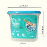 1 unidad Caja de Absorbedor de Humedad de Gran Capacidad - 500ml-800ml Desecante Deshumidificador para Hogar, Armario, Coche y Dispositivos del Hogar - Sin Necesidad de Electricidad