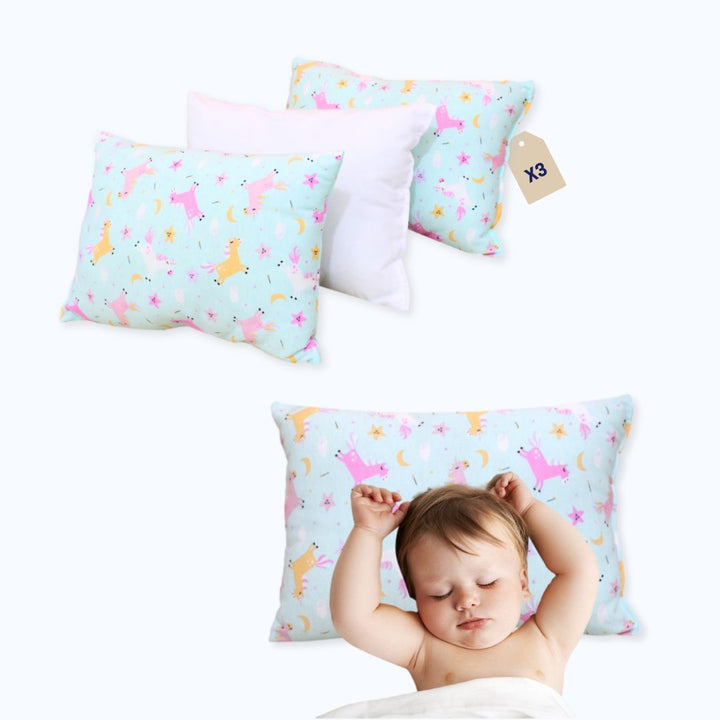 ALMOHADA X3 ESTAMPADA 25X35 CRECIENDO BABY