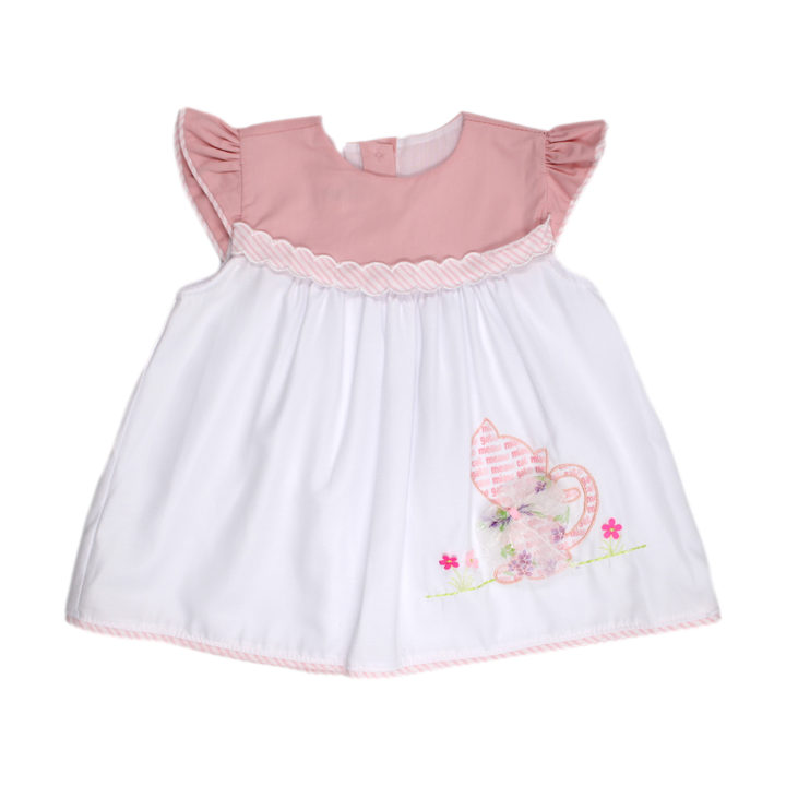 VESTIDO BEBE NIÑA 50077 FOR BABY