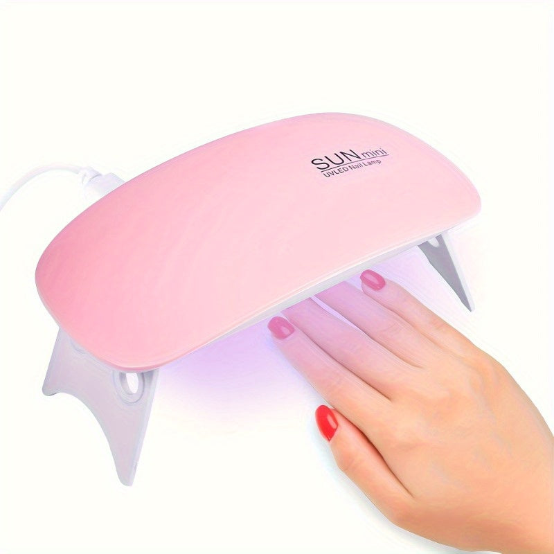 Secador de Uñas Plegable - Secado Rápido con Alimentación USB, Sin Baterías Necesarias, Diseño Portátil y Compacto para Salón y Hogar - Secador de Uñas y Cutículas Rápido, Inodoro y Seguro, Construcción en Plástico Duradero, Equipo de Belleza Elegante, A