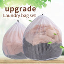1pc Bolsa de Lavandería de Malla de Poliéster Engrosada Mejorada - Cierre con Cordón Seguro, Lavable a Máquina y Transpirable - Ideal para Prendas Delicadas, Universidad, Viajes y Más - Diseño Ovalado Versátil, Organización de Lavandería|Bolsa de Malla O