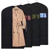 1 Pieza, Funda Para Polvo De Traje, Bolsas De Almacenamiento De Ropa Colgante Para Camisa, Traje, Vestido, Abrigo, Bolsas De Ropa A Prueba De Polvo Portátiles, Organizador De Almacenamiento Doméstico Para Dormitorio, Armario, Guardarropa, Hogar