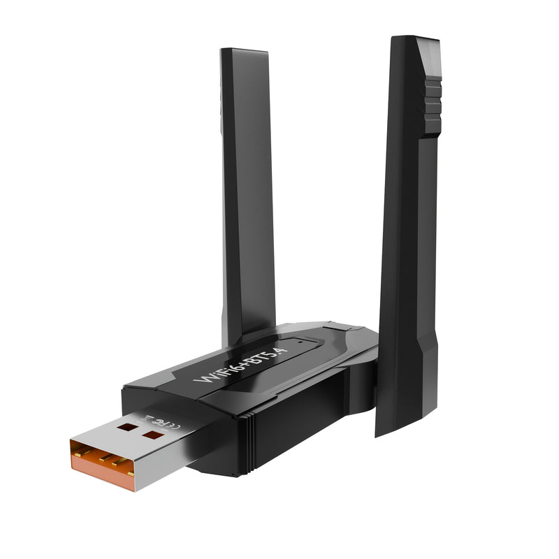 Adaptador de Red Inalámbrica AX900m Dual-Band WiFi 6 & Wireless 5.4 - Antenas de Alta Ganancia, Sin Necesidad de Controladores, Wi-Fi 2.4G/5G para PC y Portátil, Compatible con Windows XP/7/8/10/11, Conectividad Wifi, Receptor Elegante, Construcción Robu