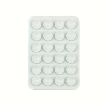 1pc Soporte para Teléfono con Ventosa de Silicona - Adhesivo Doble Cara con Mayor Succión, Parachoques Rosa Vibrante para Selfies/Vídeos Manos Libres, Compatible con Todos los Smartphones, Regalo Ideal, Agarre Divertido, Accesorio para Grabación de Vídeo
