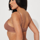 Ligero como una pluma tanga de microfibra G string - Mocha