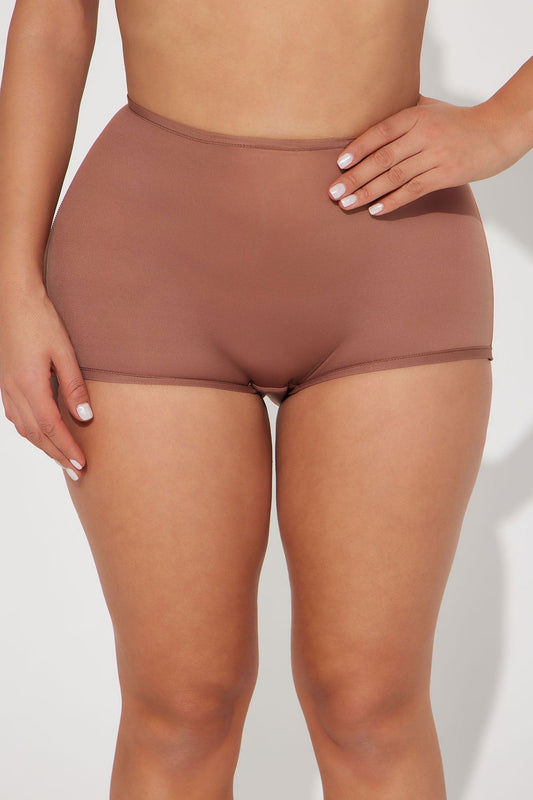 Ligero como una pluma microfibra calzoncillo boyshort - Moca
