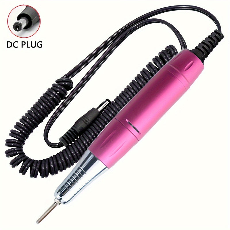 Mango de taladro eléctrico profesional para uñas, taladro de decoración de uñas de 35000RPM, pieza de mano, máquina de pulido, accesorio de taladro de manicura