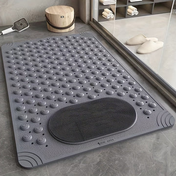 1 pieza de Alfombra Antideslizante para Baño, Tapete de Succión para Inodoro y Ducha en Casa, Almohadilla Masajeadora para Pies