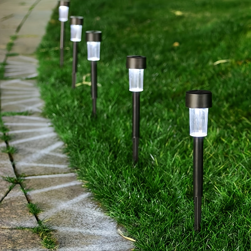 Conjunto de 6 Lámparas Solares LED para Césped, Decoración de Luz Paisajística para Patio Exterior de Villa y Jardín