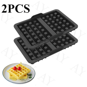1/2pcs Revestimientos de Silicona para Freidora de Aire Antiadherentes Reutilizables Molde para Gofres para Freidora de Aire Ninja AF400EU AF451EU SL400EU AF500DE y Muchos Otros Accesorios para Freidoras de Aire