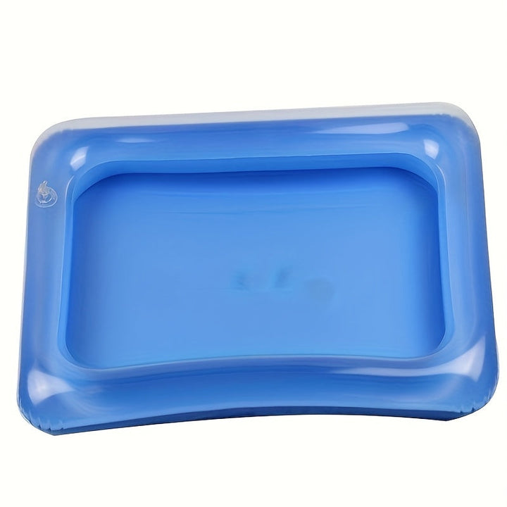1 pieza, baño de pies inflable, recipiente de pies portátil, escalera de entrada al estanque, kit de limpieza y pedicura para estanques.