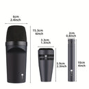 Kit de micrófono de batería G-MARK E608 de 7 piezas con cymbal dinámico, batería de bajo y snare para conjuntos de batería, DJ, instrumentos de escenario y grabación en vivo, material ABS, conexión XLR, no requiere batería.