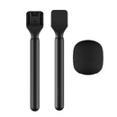 Adaptador de micrófono multifunción portátil, empuñadura para micrófono inalámbrico, adaptador de montaje manual para micrófono inalámbrico, adaptador de entrevista inalámbrica, compatible con DJI Mic 1/2 y Wireless GO II