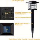 Conjunto de 12 Luces Solares LED para Jardín, Iluminación Exterior con Temporizador Automático, Diseño Pequeña Casa para Patio, Césped y Entrada, Resistentes al Clima y Eficientes en Energía, Iluminación Paisajística | Luces Decorativas para Jardín | LED