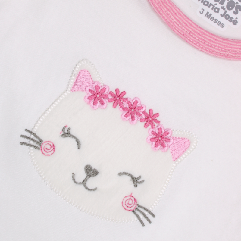 CONJUNTO 3PZS BEBE NIÑA 1779 LOS CHIROS DE MARIA JOSE