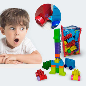 Bloques Construcción 72 Piezas Juguete Infantil W-281-8