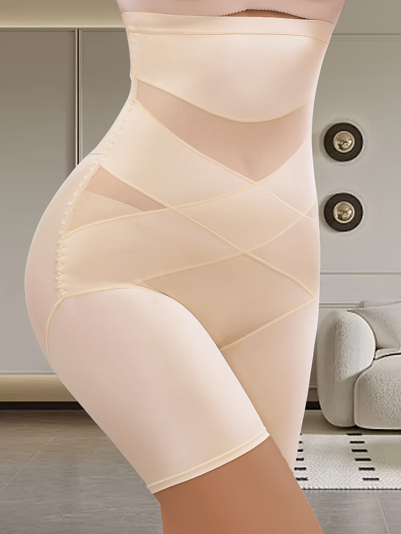 Pantalón moldeador de talle alto para mujer, con efecto levantacolas y reductor, incluye short de seguridad para evitar transparencias y es ideal para uso posparto