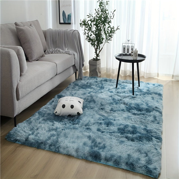 Alfombra de Área Suave y Esponjosa de Lujo - Antideslizante, Lavable a Máquina para Dormitorio y Decoración del Hogar