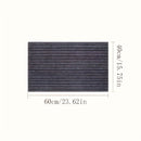 Alfombra de entrada antideslizante con 7 franjas, resistente y fácil de limpiar, para hogar, cocina y baño, rectangular, lavable, regalo ideal para Halloween y Navidad, alfombra de baño|alfombra a rayas|alfombra de poliéster, felpudo para baño