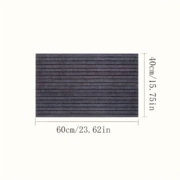 Alfombra de entrada antideslizante con 7 franjas, resistente y fácil de limpiar, para hogar, cocina y baño, rectangular, lavable, regalo ideal para Halloween y Navidad, alfombra de baño|alfombra a rayas|alfombra de poliéster, felpudo para baño