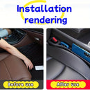 Organizador para huecos de asiento de coche (1 par), relleno para huecos, suministros antipérdida, ideal para guardar objetos pequeños, práctico y práctico, con caja de almacenamiento a prueba de fugas y ranura anticaídas, apto para teléfonos móviles y l