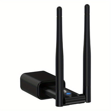 Amplificador de Rango Wi-Fi OURLIFE con Doble Antena Externa de 300Mbps, Alimentado por USB con Seguridad WPA/WPA2, Configuración con Un Solo Botón para Ampliar la Cobertura y el Señal en Casa y Oficina