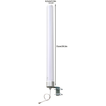 Antenas Omni Direccional 4G/LTE, Antena Celular Exterior para Amplificadores de Teléfono y Routers, 698-2700 MHz/12dBi, Compatible con Todas las Operadoras