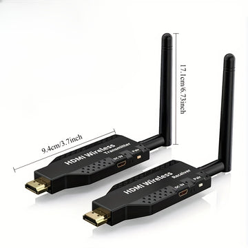 50m Inalámbrico 5G 1080P HDTV Transmisor y receptor de audio y video inalámbrico extensor para 1 TX-4 RX PS4 cámara portátil PC a monitor de TV proyector