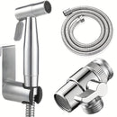 Sistema de ducha portátil - Control de flujo dual y montaje en pared, manguera reforzada de 1,5m, adecuado para baño de spa/baño de RV
