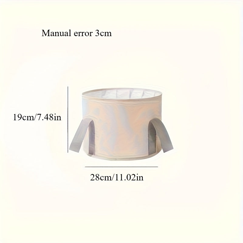 1pc Bañera Plegable Multifuncional Portátil para Pie, Aislada y Sin Olor, Ideal para Uso en el Hogar