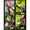 1 pieza de tijeras de poda SK5 de acero de carbono reforzado con asa cómoda - Cortadoras de árboles y ramas potentes para jardín, árboles frutales, uso doméstico y floristería, diseño moderno, no necesita batería, herramientas de poda para jardín, acabad