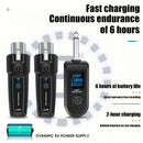 Sistema de Micrófono Inalámbrico con Adaptador UHF XLR - Recargable por USB, Compatible con Micrófonos Dinámicos, Guitarras y Sistemas de PA
