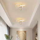 Aplique de Luz de Techo LED | Diseño Moderno de Nudo | Metal y Blanco | Brillo Cálido Ambiente | Ideal para Decoración del Hogar y Oficina, Luz Ambiental de Oficina | Decoración Contemporánea | Diseño Elegante, Decoración Ligera