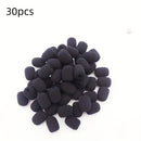 [10 filtros pop XLR] Juego de 10 filtros pop para conectores XLR, pantalla antiviento de espuma antichoque para micrófono, almohadillas de reducción de ruido para audífonos y micrófonos de mano, sin necesidad de batería