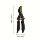 1pz/2pzs Tijeras de Jardinería Manuales Profesionales para Poda con Cuchillas de Acero Inoxidable Ultracortantes y Mangos Antideslizantes Ergonómicos para Flores, Arbustos, Topiares y Árboles Frutales - Diseño Ambidiestro, Sin Necesidad de Baterías