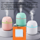 1pc Humidificador de Aire Silencioso USB para Aromaterapia, Humidificador para Coche y Hogar con 1pc (20pcs Filtros de Repuesto, Venta por Separado)