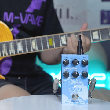 Pedal de Guitarra Reverb Innovación Sonido Único 9 Efectos de Reverb Universo Pedales Digital Puro