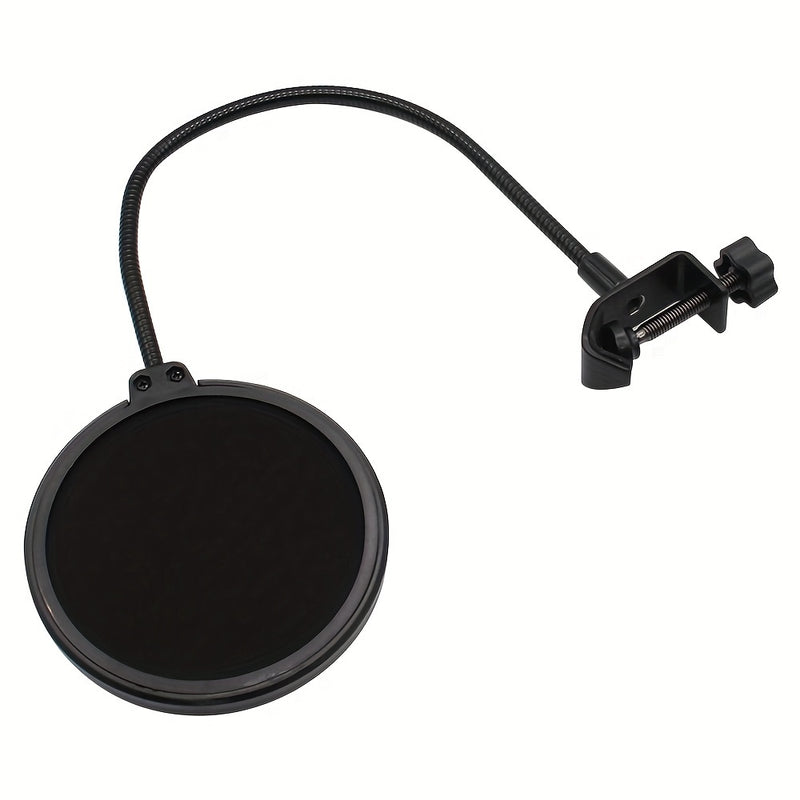 [Viento Doble Capa para Micrófono] Protector de Viento para Micrófono de Doble Capa - Conector XLR para Karaoke, Streaming y Grabación de Podcasts