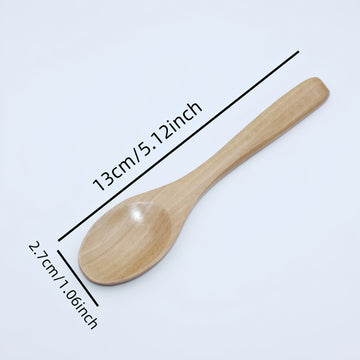 Utiliza esta cuchara de madera maciza hecha a mano que es reutilizable y fácil de limpiar para mezclar en casa, como espátula para postres, pala para miel o pala para helado