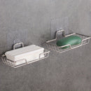 Jabonera de Acero Inoxidable de Fácil Instalación - Montaje en Pared, Diseño de Drenaje Sin Taladro para Baño y Cocina