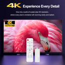 H96Max H313 TV Stick Android 4K - Wi-Fi 6, 2.4G y 5G, USB 2.0, sin batería, control remoto, resolución 4K, Android 14, sistema de entretenimiento, alimentación por USB