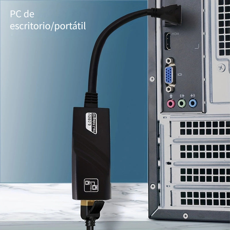 Adaptador de Ethernet USB 3.0 de 1000Mbps/100Mbps, tarjeta de red RJ45 para PC/Portátil, compatible con Smartthings, alimentado por USB, tensión de funcionamiento ≤36V