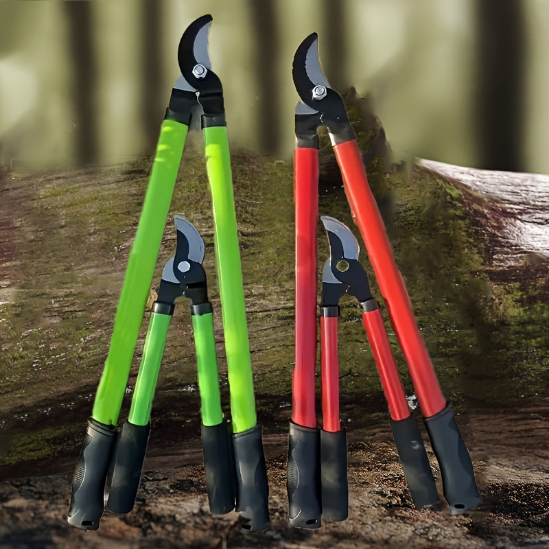1 pieza de tijeras de poda de jardín de estilo clásico, hoja de acero al carbono SK5, cortadora de mano de metal duradera para arbustos y ramas gruesas, no necesita electricidad, cortadoras para jardín